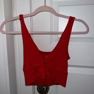 Red out from under top